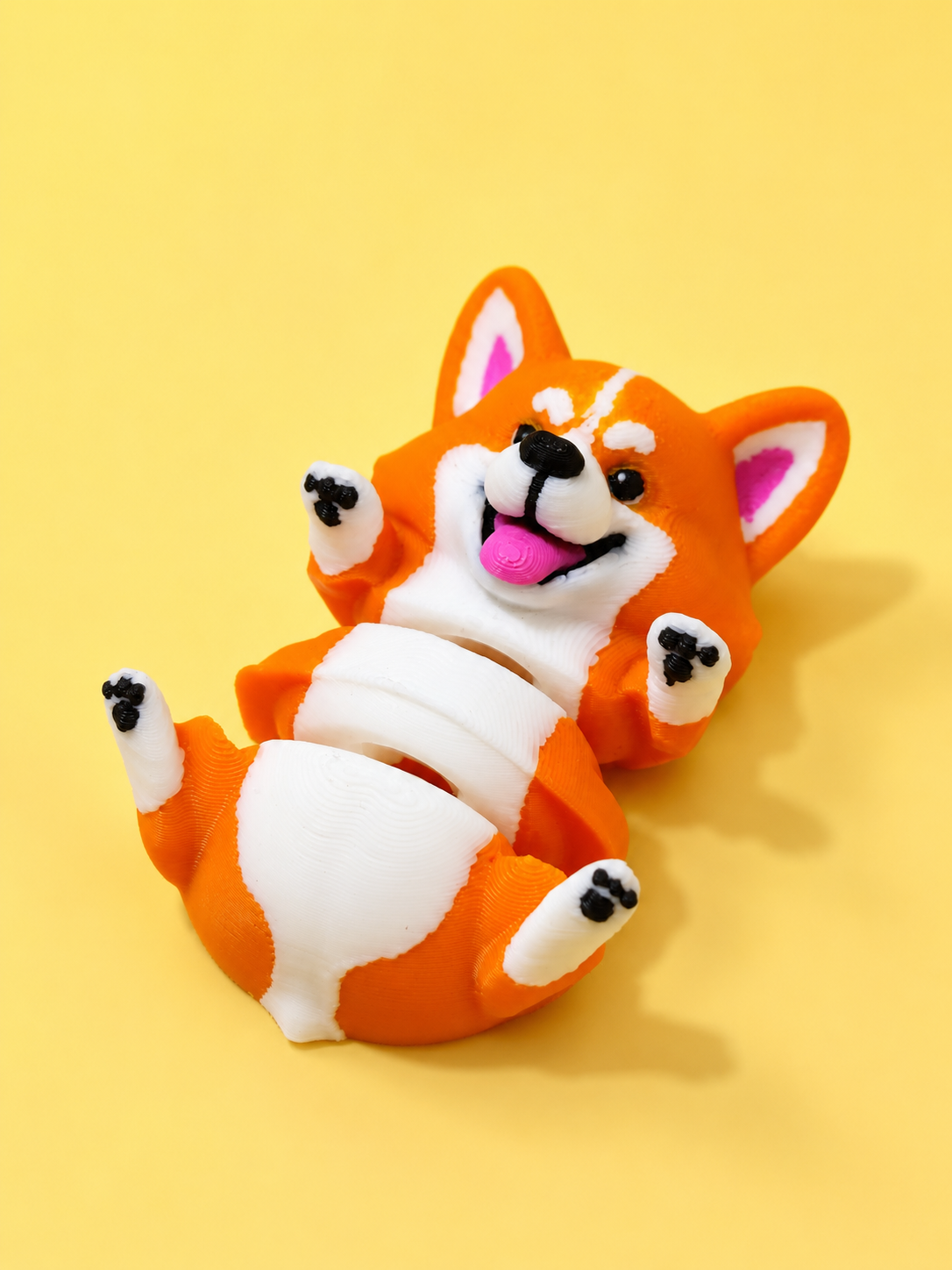 Miniatura 1 do modelo 3D Super cute Flexi Corgi
