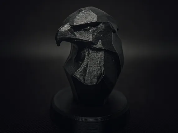 Buste Aigle - Low Poly