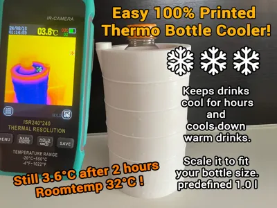 Bottle Cooler – 100% 3D Printed