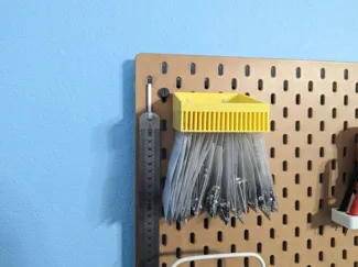 Zip Bag Hanger for Skadis or Pegboard