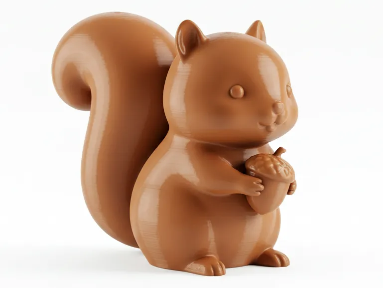 Mini Cute Squirrel Figurine
