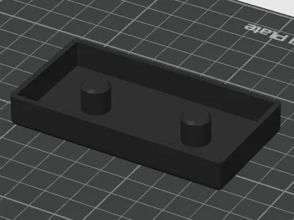 Cap 40x80 for Aluminium profile