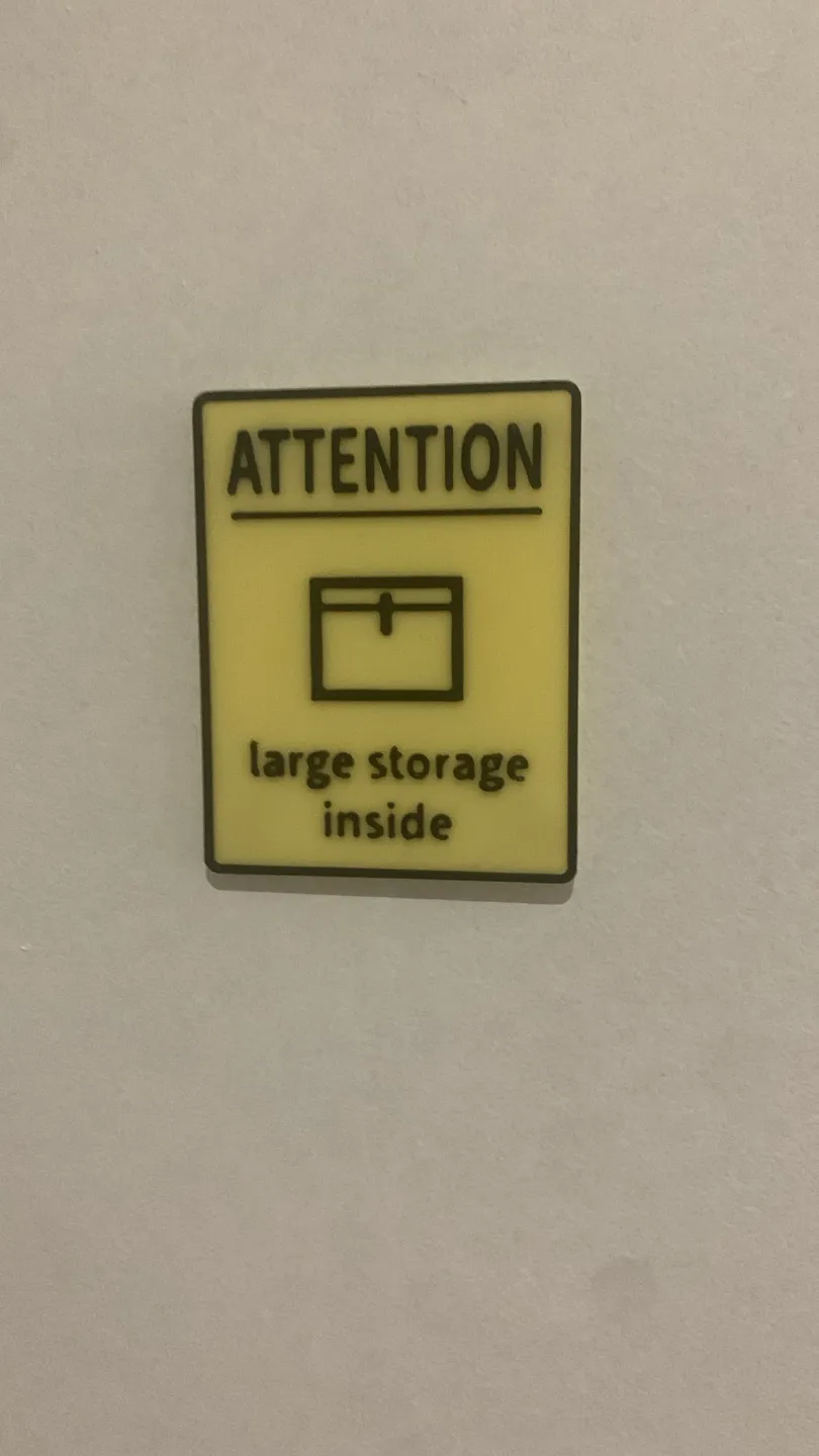 Inside Contents Sign large storage inside sign by manel roses - MakerWorld