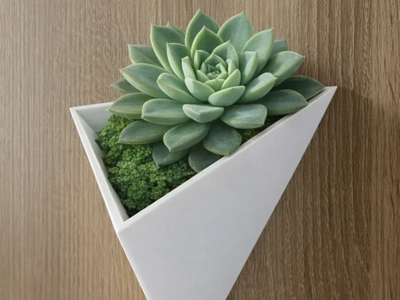 Triangle pot