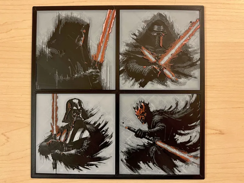 Picture/HueForge Collage Frame Generator
