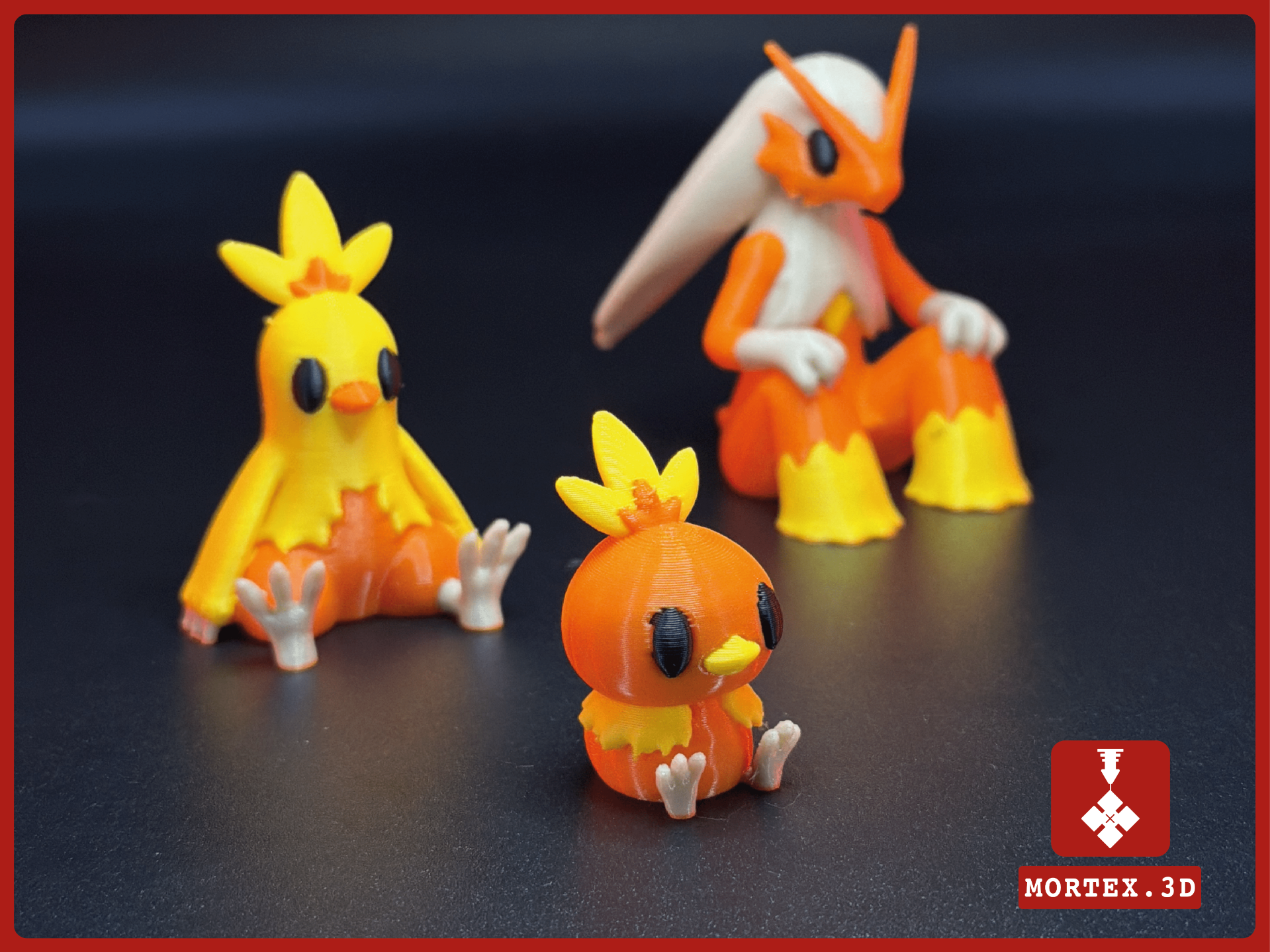 #255 TORCHIC Pokemon Mini Figure
