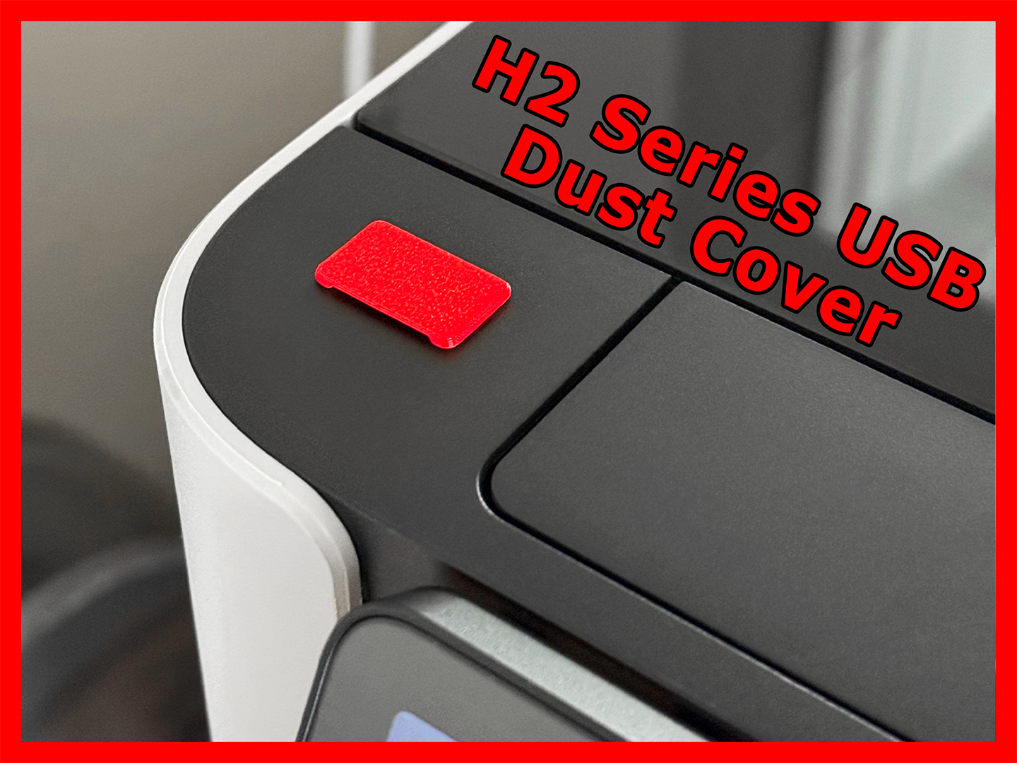 3Dプリント H2シリーズ USBポートダストカバー - 薄型 - 無料3Dモデル