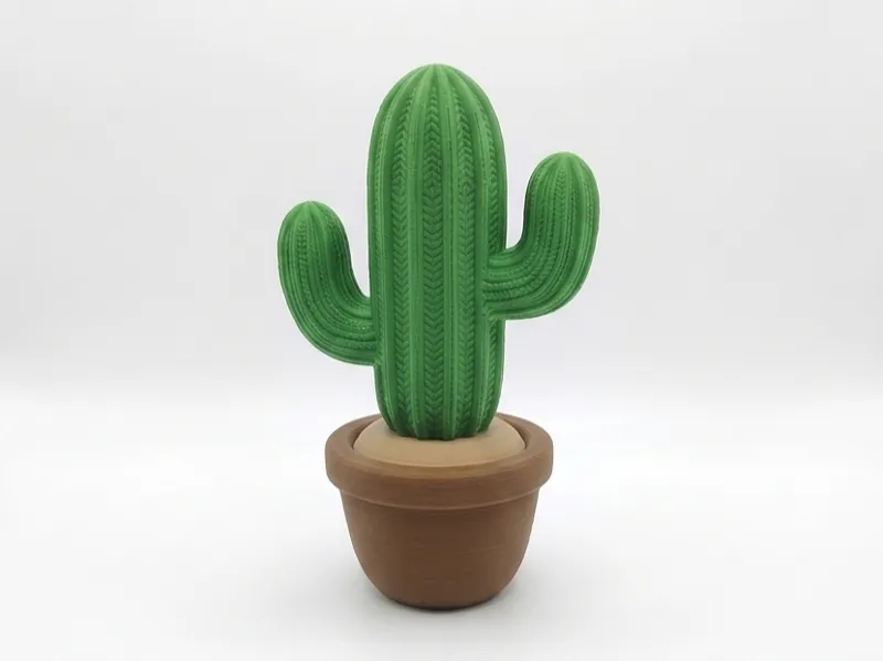 Knitted Cactus - No AMS Required!