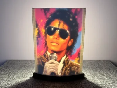 Michael Jackson - We Are The World - Lithophane