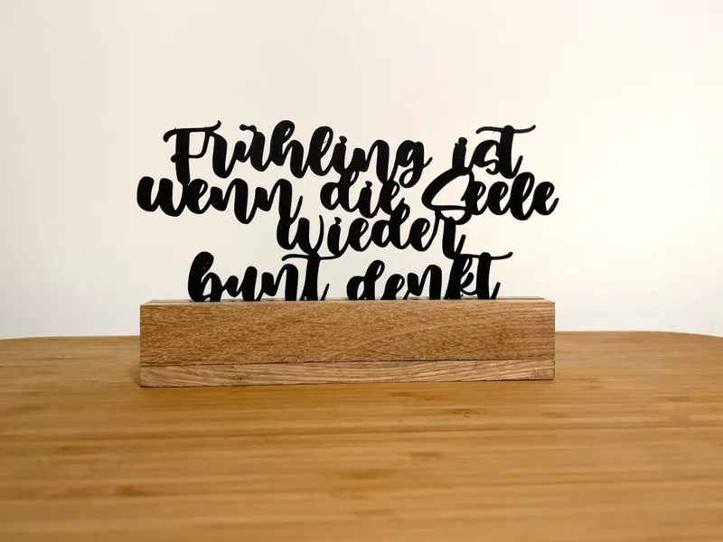 Spring Quote Decorative Sign