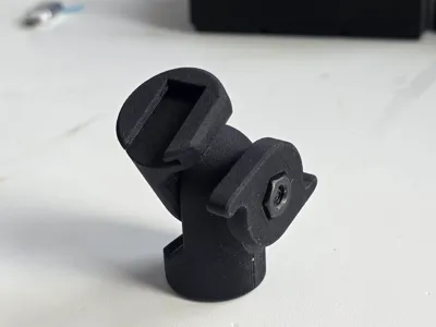 3/8"-16 Tilting Cold Shoe Microphone Mount
