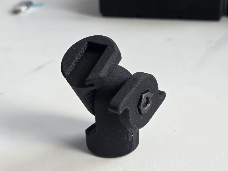 3/8"-16 Tilting Cold Shoe Microphone Mount