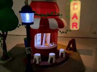 Mini Bar '80s Dream': Diorama Cola Can Retro Japan