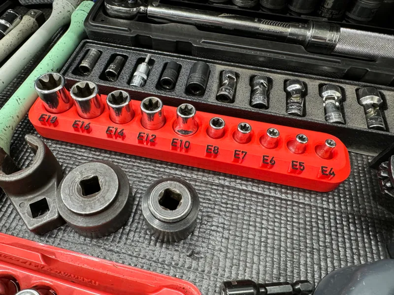 Snap On External Torx Socket Rail Organizer