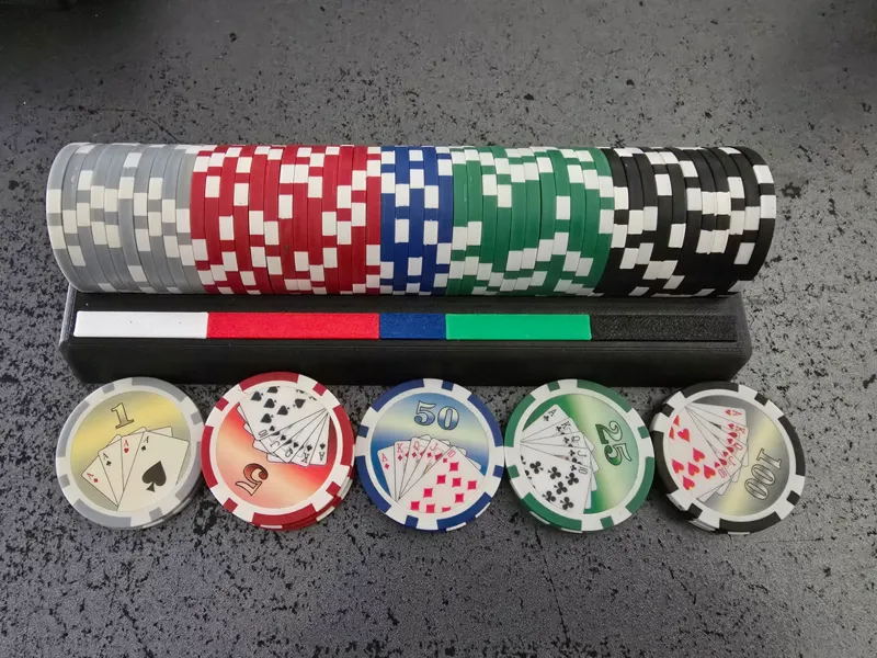 Poker Chip Counting Rack
