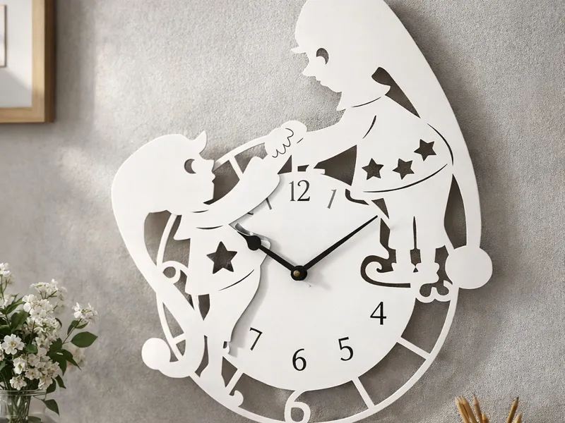 Gnome wall clock