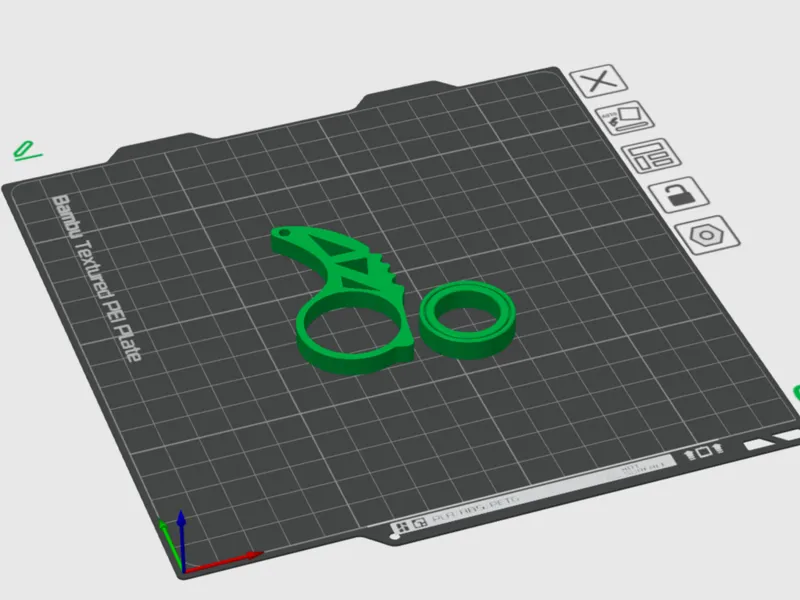 keyrambit all 3d printed