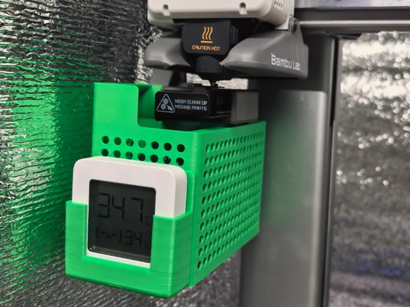 Poop box A2L/A1/A1mini with Mi hygrometer