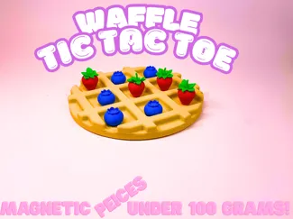 Waffle Tic Tac Toe