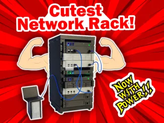 Palmtop Network Rack (Powered version)