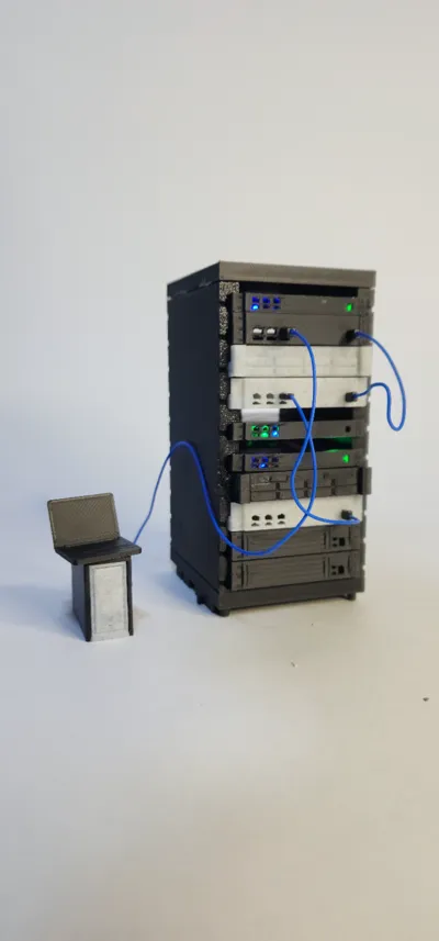 Network Rack Models Palmtop Network Rack (Powered version) by Made In Japan MakerWorld ...