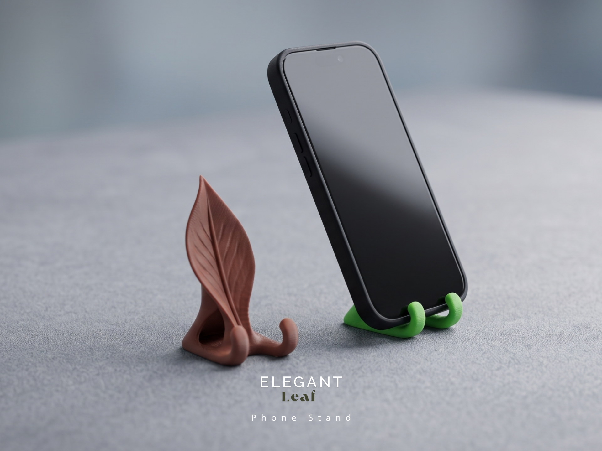 Elegant Leaf Phone Stand - 1