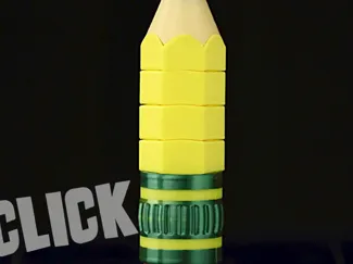 flexible pencil figet clicker