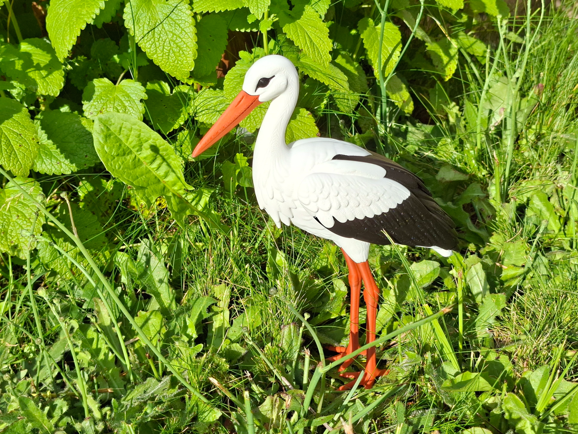 Realistic Standing Stork 1:4 Scale (No AMS)