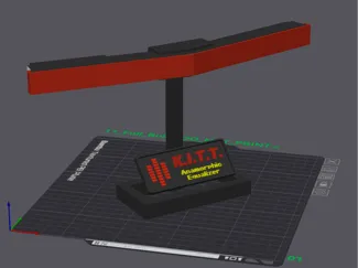 KITTs Scanner (from Knight Rider) Display Stand
