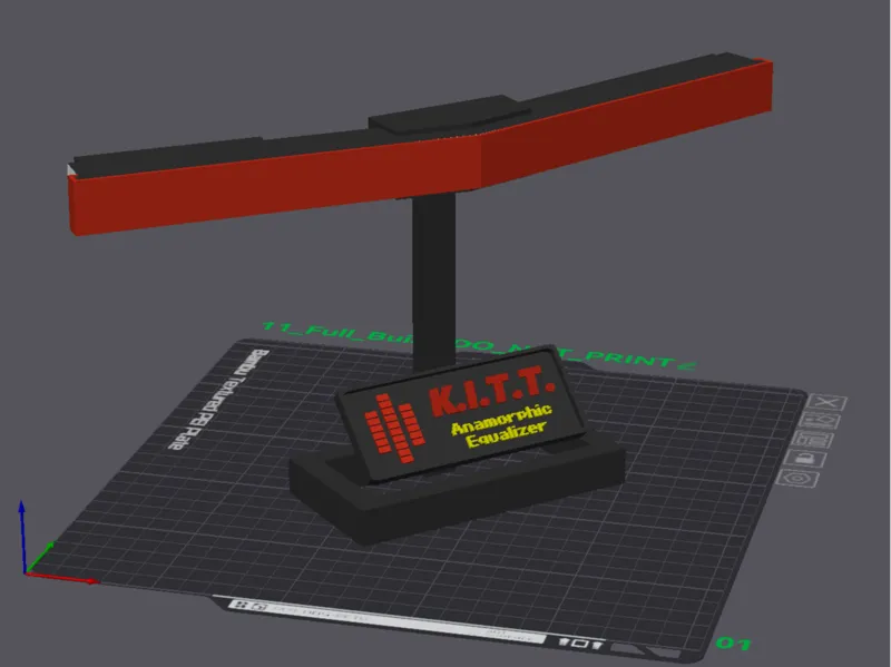 KITTs Scanner (from Knight Rider) Display Stand