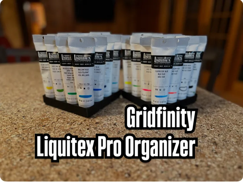 Liquitex Pro 2oz  Paint Organizer (Gridfinity)
