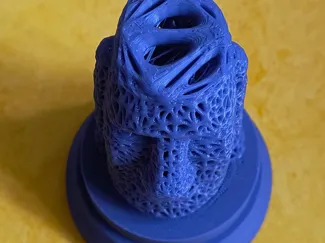 hollowed moai lantern