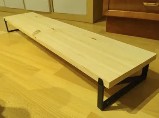 Monitor Stand Brackets for 200 mm wooden board