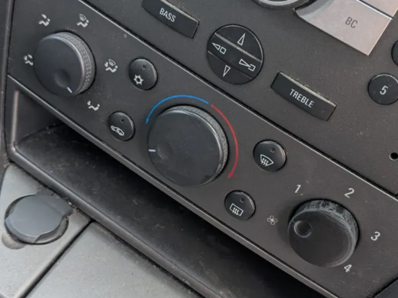 Oppel / Vauxhall Vectra Fan speed Knob 2002–2010