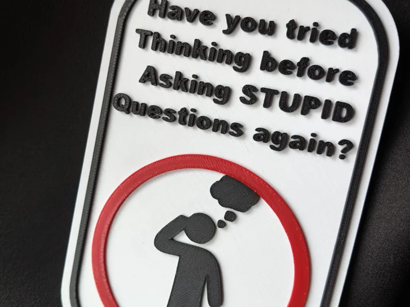 Have You Tried Thinking?
