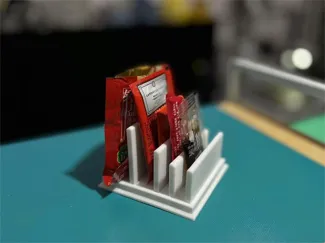 Material bag vertical partition