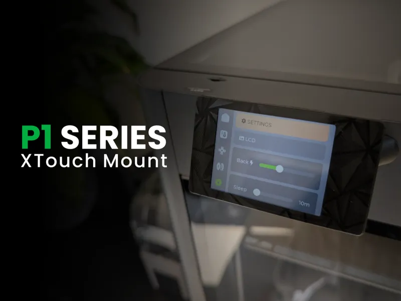 Bambulab P1 Series P1S P1P Minimal XTouch Mount
