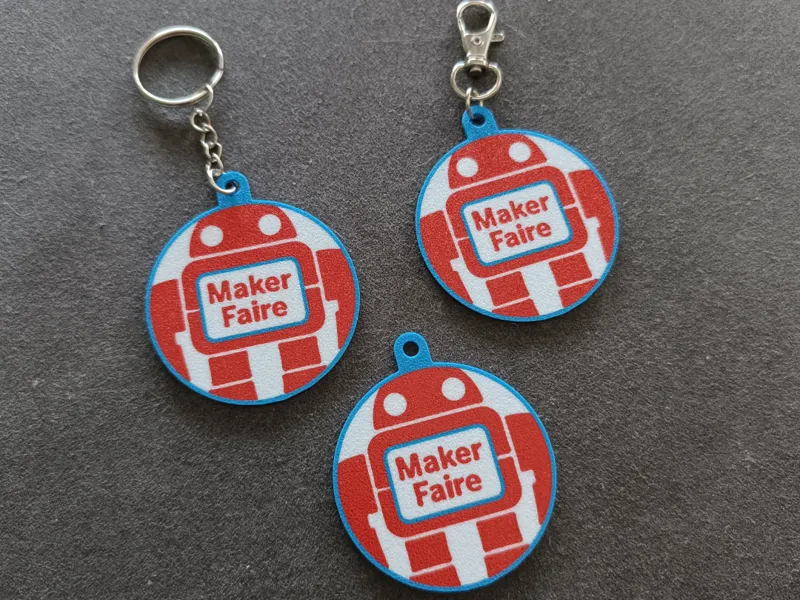 Maker Faire keychain