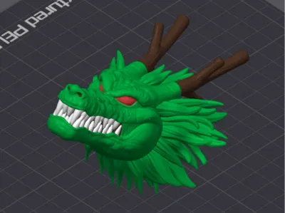Goku & Shenron - Shenron's Head