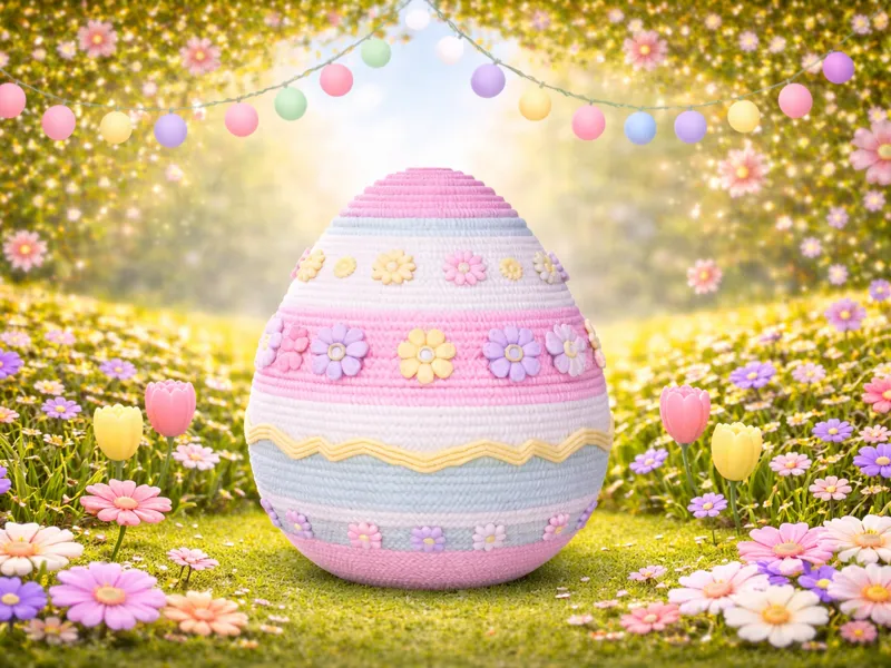 HUEVO DE PASQUA DECORADO