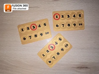 Level-Counter Card - Bridge Format (56x87 mm)
