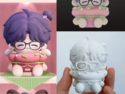 Love and Deepspace Qiyu 26th Birthday QQ Figure Ornament