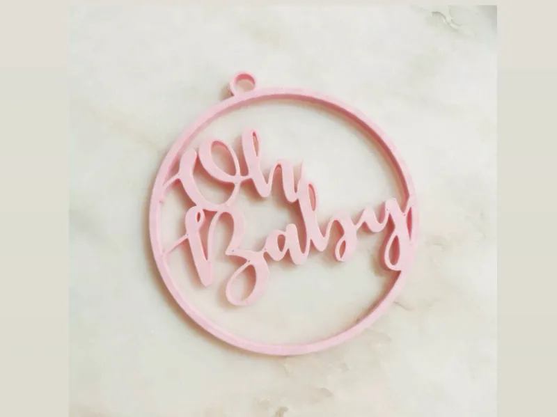 Oh Baby gift sign