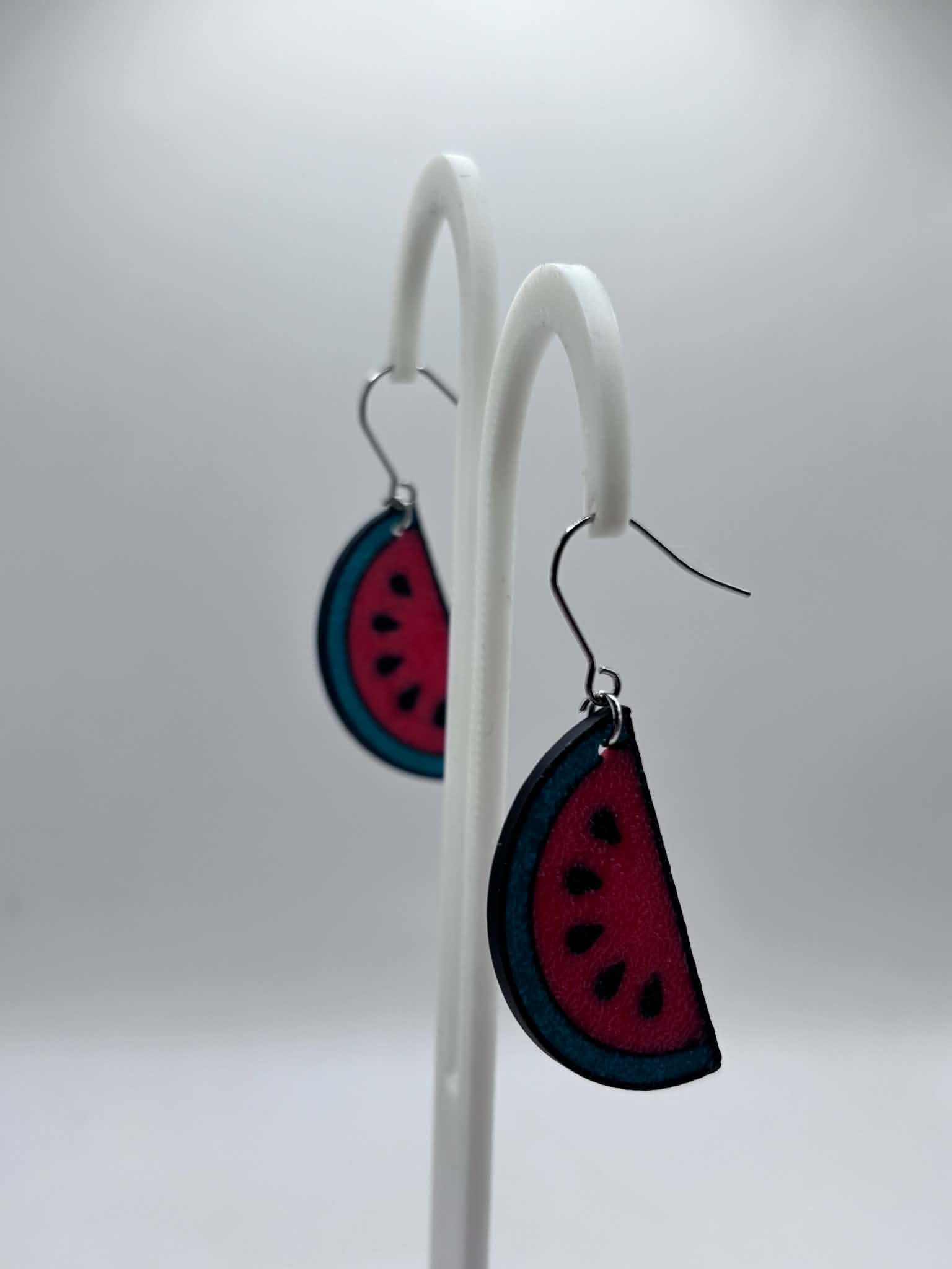 Watermelon Slice Earrings view 3