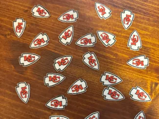 Mini Chiefs Logo/ Chiefs Confetti