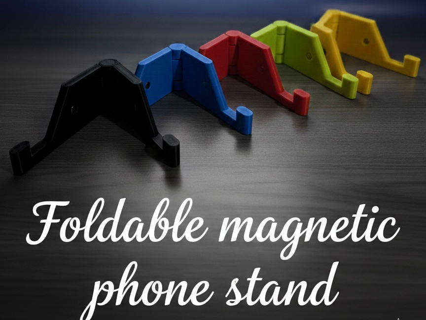 Foldable Magnetic Phone Stand Print In Place