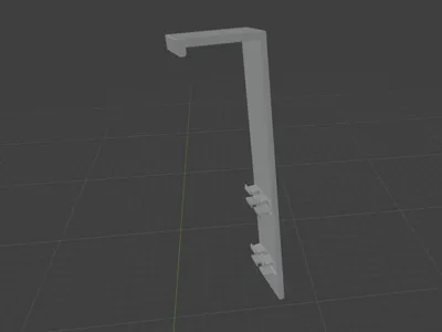 PSU Bracket Profile 40X80 — Moza R5