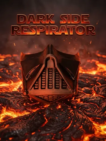 Pieza para disfraz o exhibición: Darkside Respirator/Vader mask — vista de referencia 2