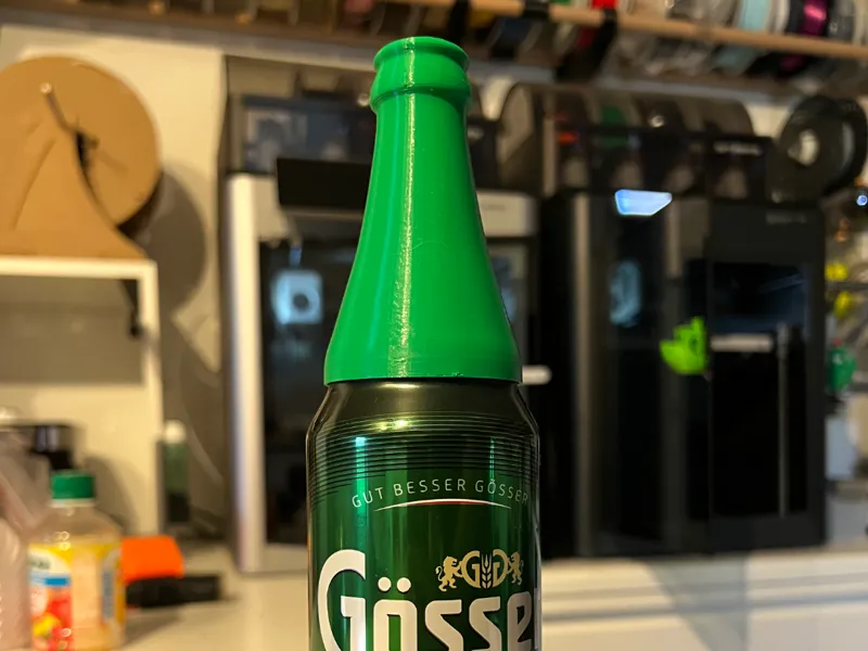 Bottle Neck Attachment for 0.33L Beer Can
