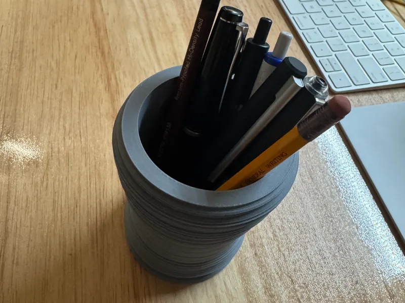 Bitcoin 5-Year History Pen Cup